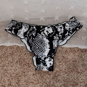 Snake skin bathing suit bottoms
